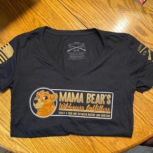 Womens grunt style momma bear t